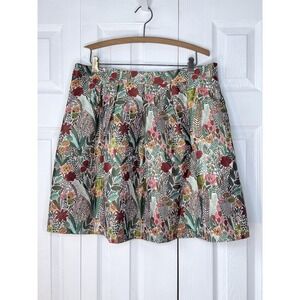 ModCloth Vintage Inspired Floral Skirt Lined Women's Size 16 NWT
